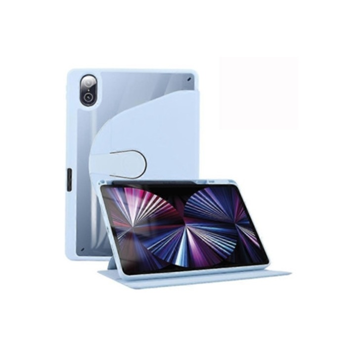 Калъф за таблет въртящ се на 360 градуса от акрил за Honor V7 Pro, кожа Webake