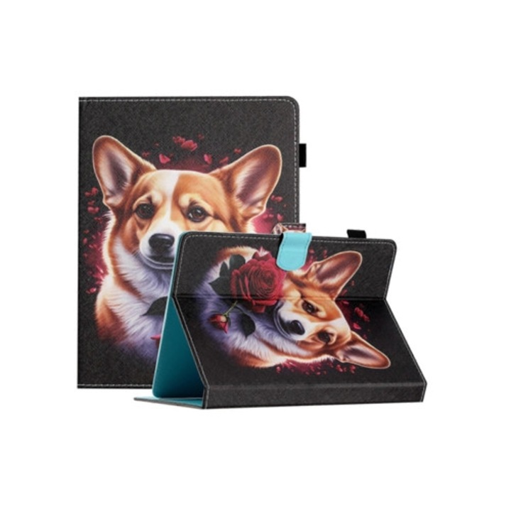 7 hüvelykes táblagéptok színes varrással