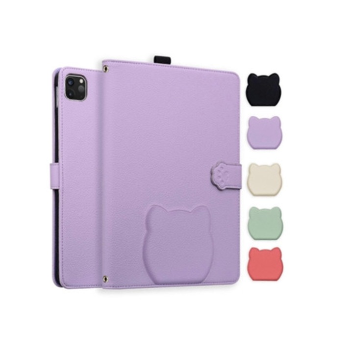 Bőrtok tablethez, Macska és Licsi, többszínű