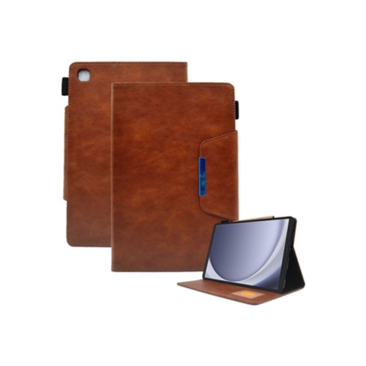 Bőrtok tablethez mágneses záródással és velúr textúrával, többszínű