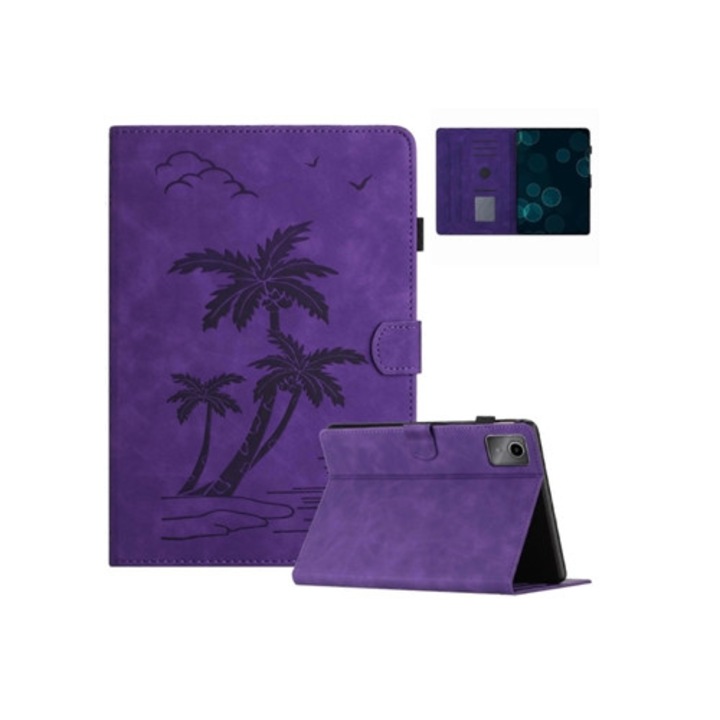 Tabletta tok kókuszfa mintával, 10x15x1cm