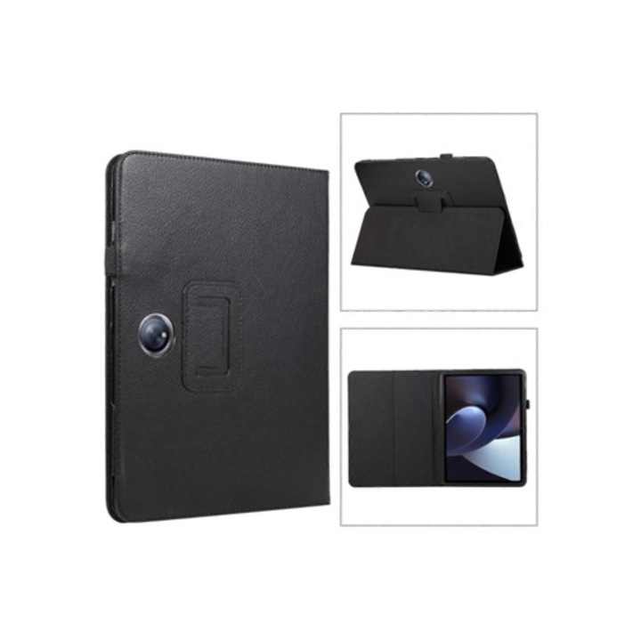 Licsi textúrájú bőr tablet tok Oppo Pad 2 2023-hoz