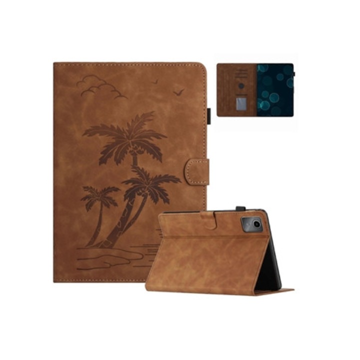 Kókuszfa mintás asztali alátét, 30x20cm, szett