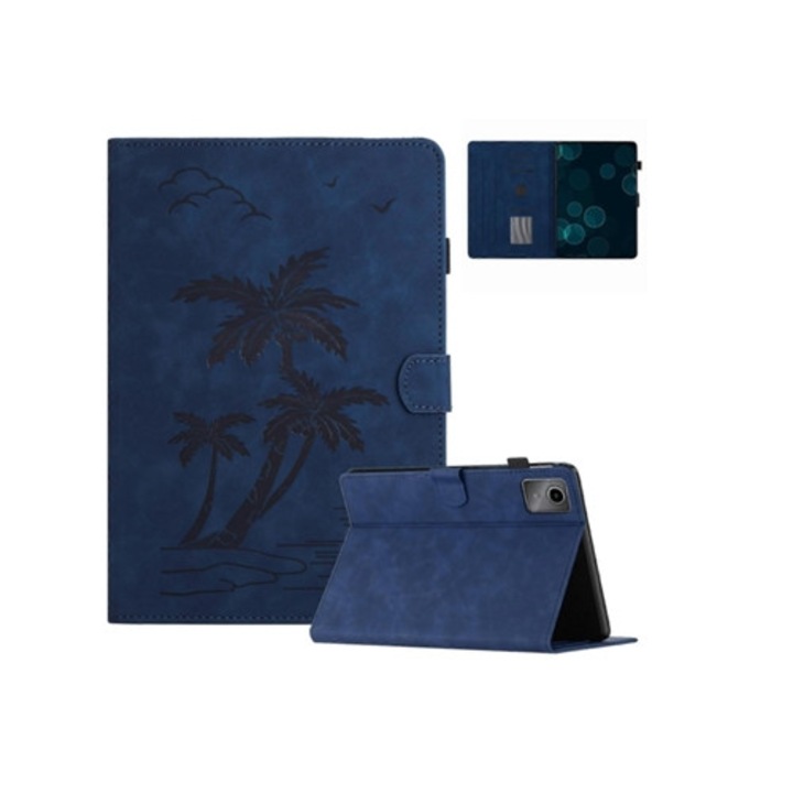 Tabletok tok pálmafás mintával, 10x15x2cm