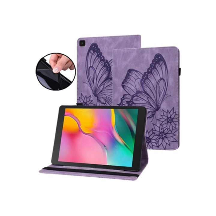 Bőrtok Samsung Galaxy Tab A 8.0 2019, T290/T295 tablethez, nagyméretű modell