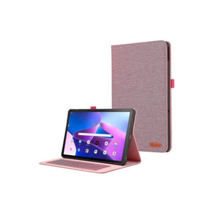 Tabletta tok Lenovo Tab M10 5G-hez, szintetikus bőr, vízszintes borító, TPU, 10.6 hüvelyk