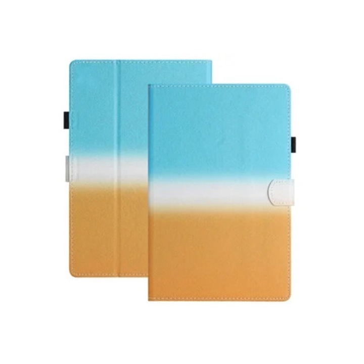 8 hüvelykes tablettok, színátmenetes, bőr, szett