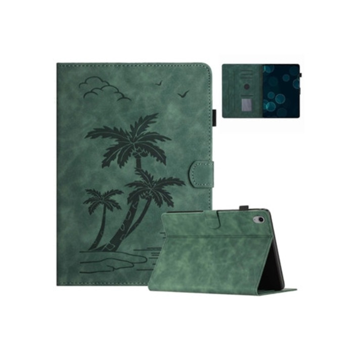 Tablettok pálmafa mintával, 30x20cm, többszínű