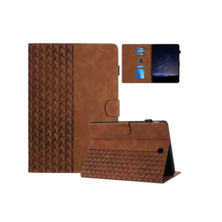 Dombornyomott építőkockás bőr táblatoktok, készlet