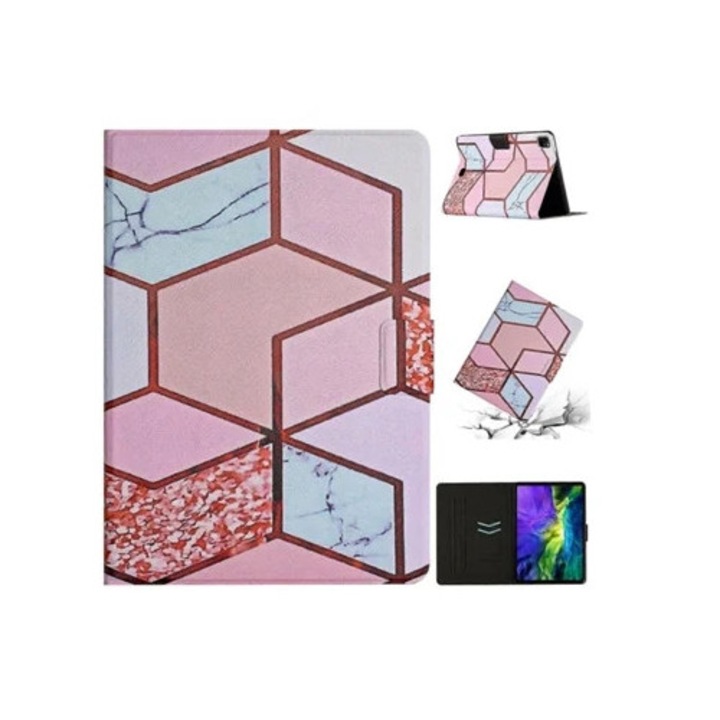 Márvány mintás bőr tok iPad Pro 11 (2024) készülékhez