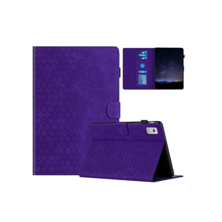 Webake okos méhsejt mintás bőr tablet tok