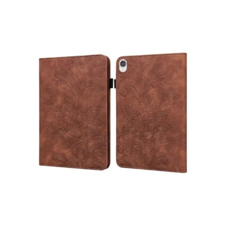 Virágmintás bőr tablet tok, Lenovo Tab M8 FHD-hez, többszínű