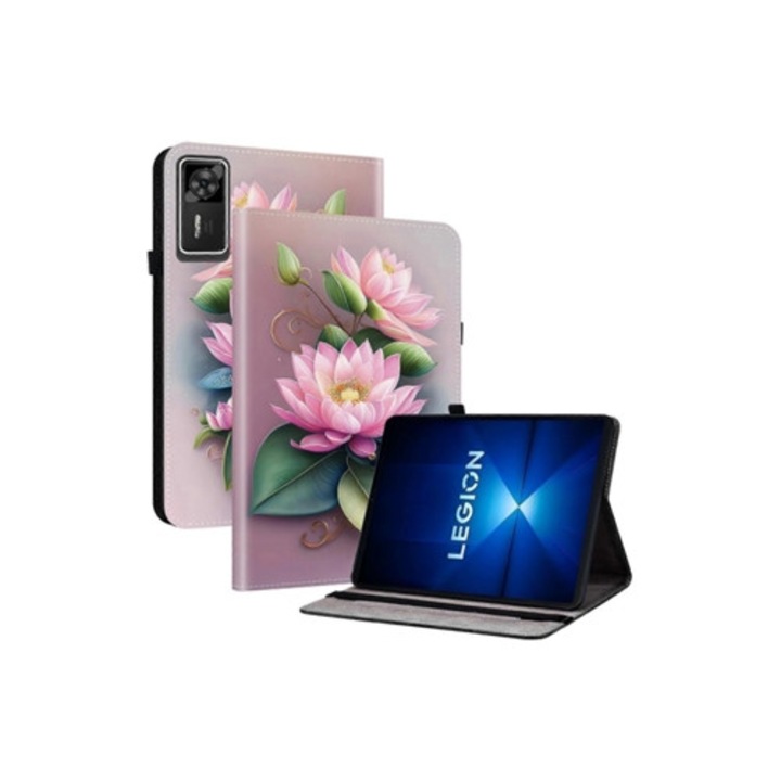 Színes kristály textúrájú bőr tablettok, 10x15x22cm