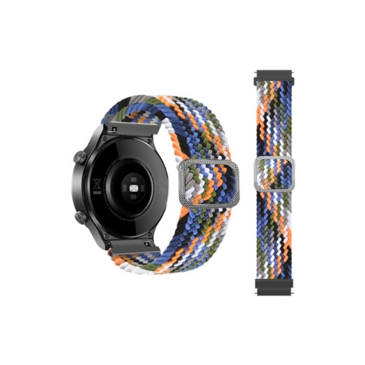 Állítható fonott farmer szíj 20 mm-es Samsung Galaxy Watch Active/Active2 40mm/Watch 42mm-hez