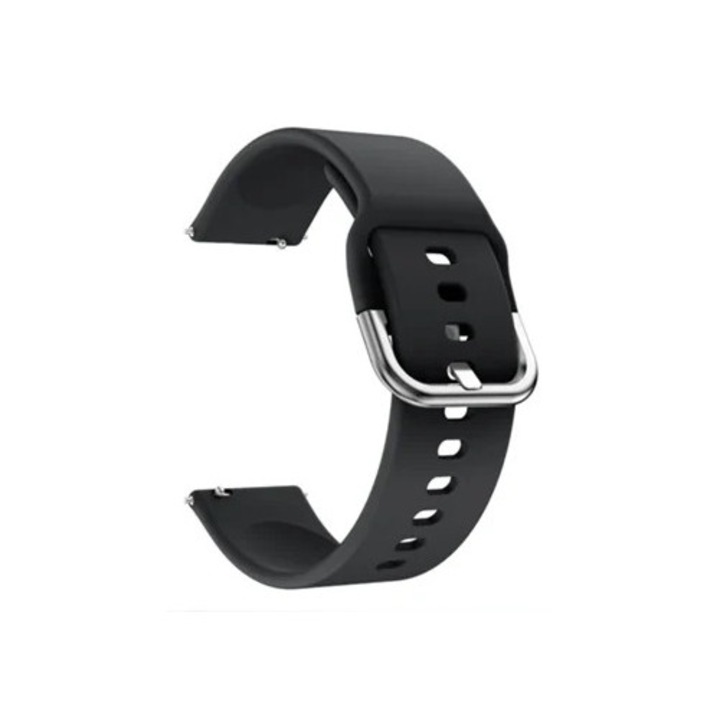 Szilikon szíj okosórához, 40x46mm, szett Samsung Galaxy Watch Active/Active 2, Watch 6, 5, 3, Watch 4, Amazfit Bip Juve