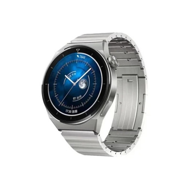 Bratara Smart Watch pentru Huawei Watch 3/GT 3 Pro/GT 2, Titan, Argintie