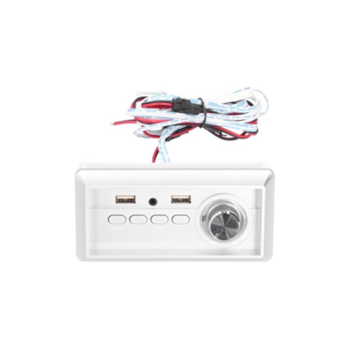 Bluetooth 5.0 audioerősítő, 5V 5W, AUX bemenettel, panel