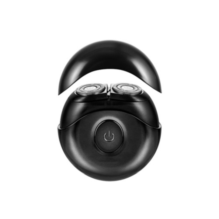 Aparat de tuns barba mini reincarcabil fara fir, negru