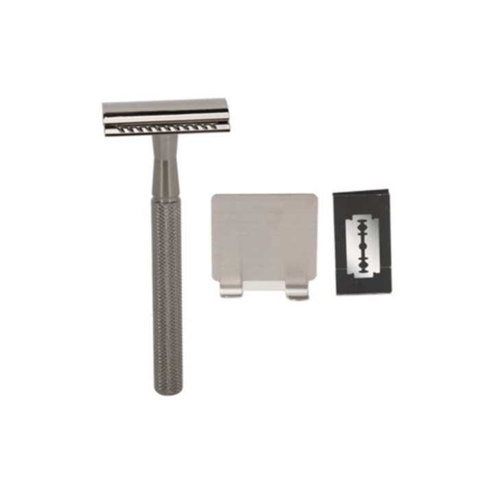 Aparat de ras manual, portabil, cu maner pentru salon de infrumusetare