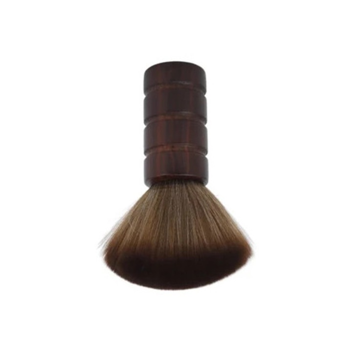 Perie pentru gat si fata, maro