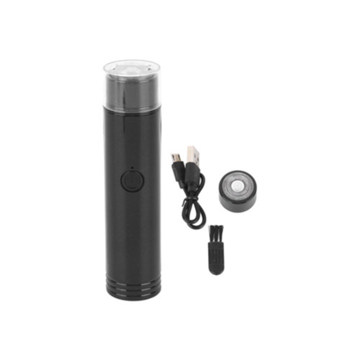 Aparat de ras electric, reincarcabil, USB, pentru barba
