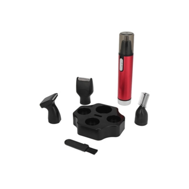 Aparat de tuns multifunctional 4 in 1, portabil, pentru parul din nas