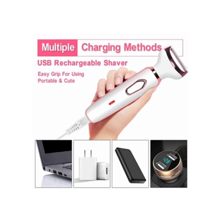 Kit de epilare electrica reincarcabil pentru femei, set