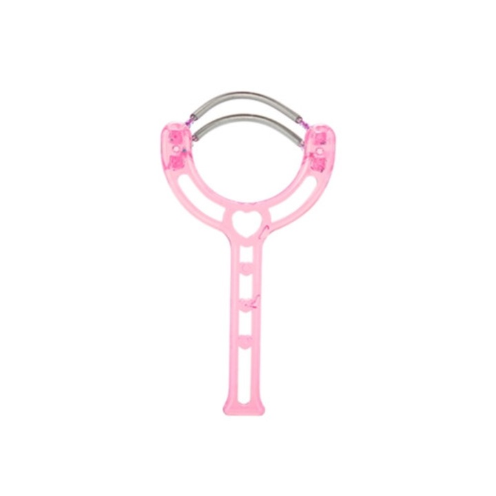 Epilator portabil roz pentru indepartarea parului facial si de pe buze