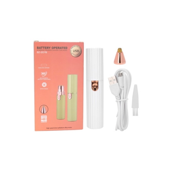 Aparat de tuns sprancene 2-in-1, electric, set