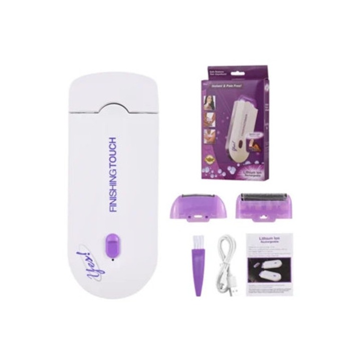 Epilator electric mini pentru femei, indepartare par piersici