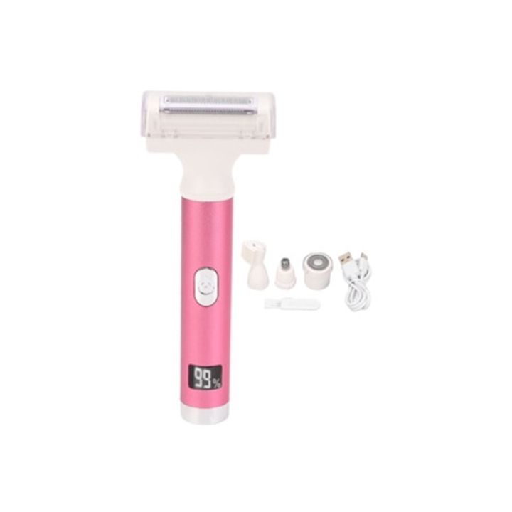 Epilator electric multifunctional 4 in 1 pentru femei, reincarcabil