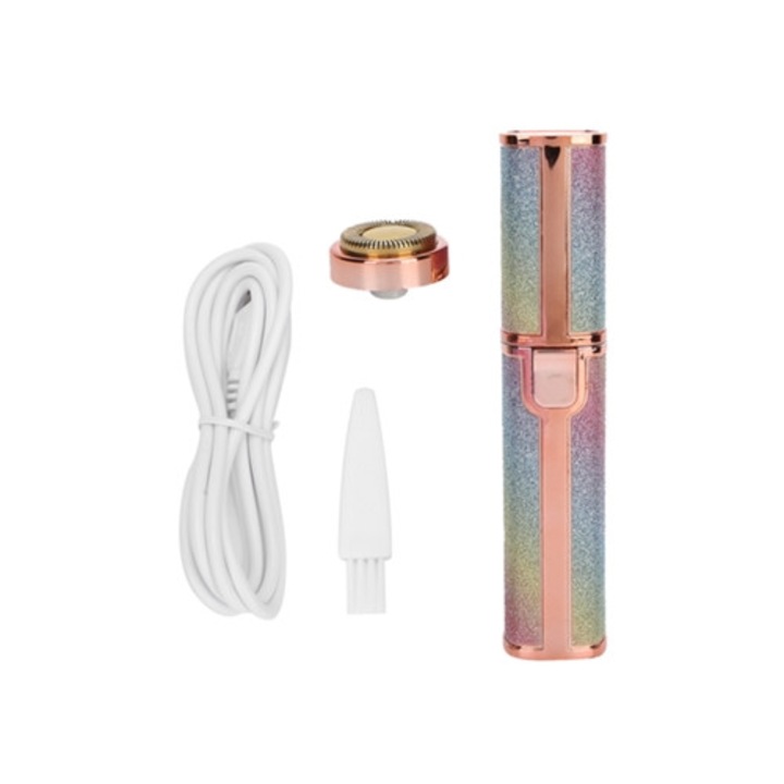 Epilator electric USB pentru femei cu lumina