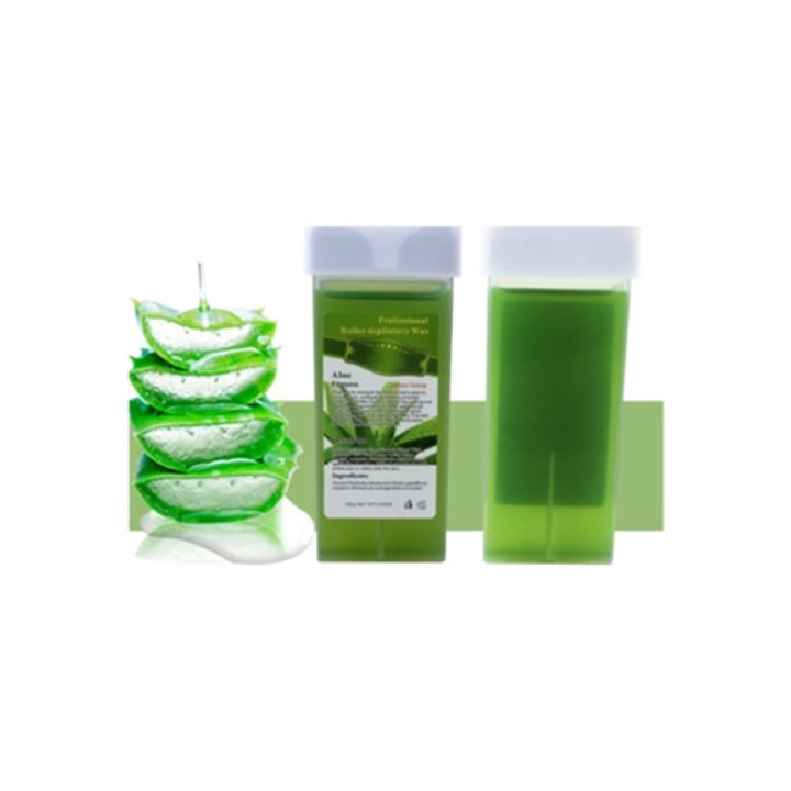 Ceara depilatoare cu ceara de albine 100g, set pentru indepartarea parului