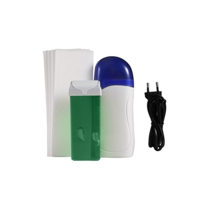 Masina de epilare salon cu incalzitor de ceara si epilator, set
