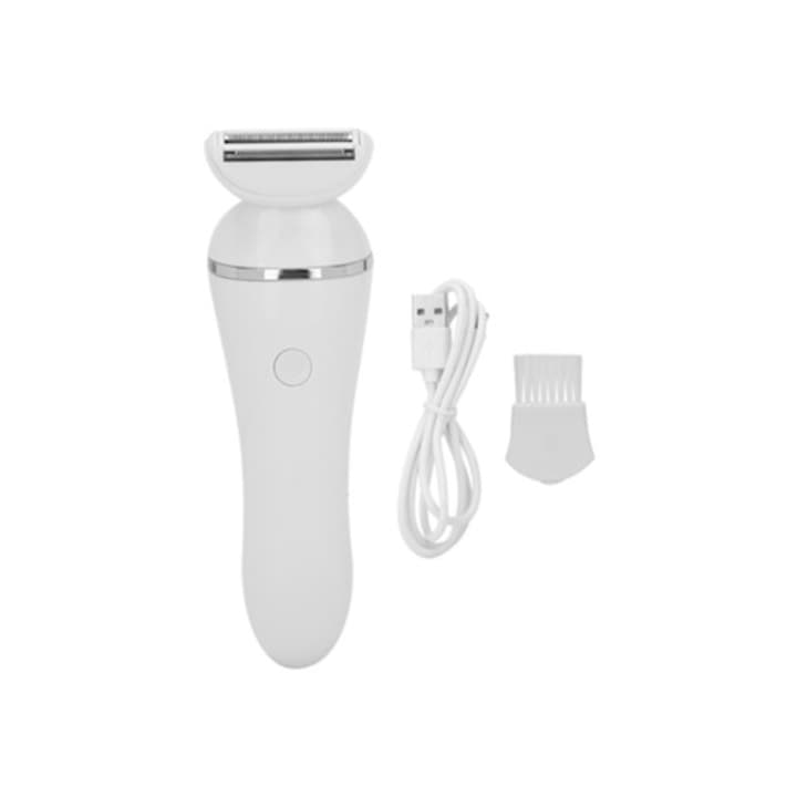 Epilator electric reincarcabil pentru femei, indepartare nedureroasa a parului