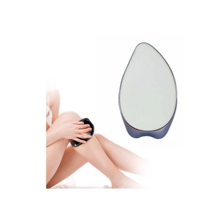 Epilator portabil din cristal moale pentru femei, pentru indepartarea parului