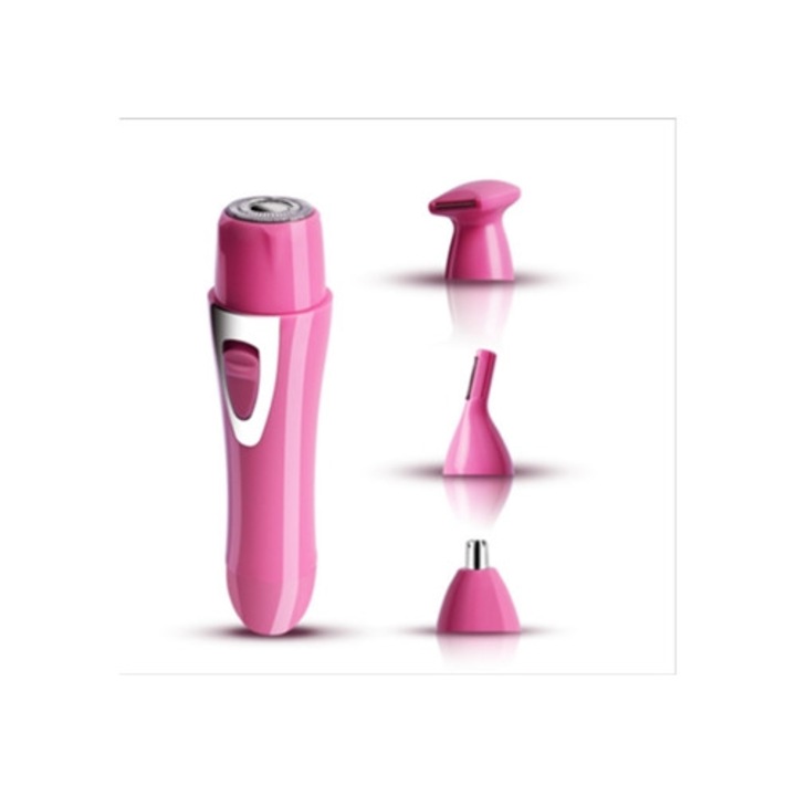 Set aparat de tuns multifunctional pentru sprancene si par din nas, portabil