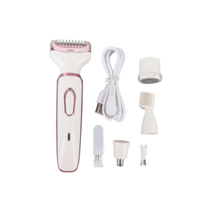 Epilator multifunctional si kit de taiere pentru femei, set