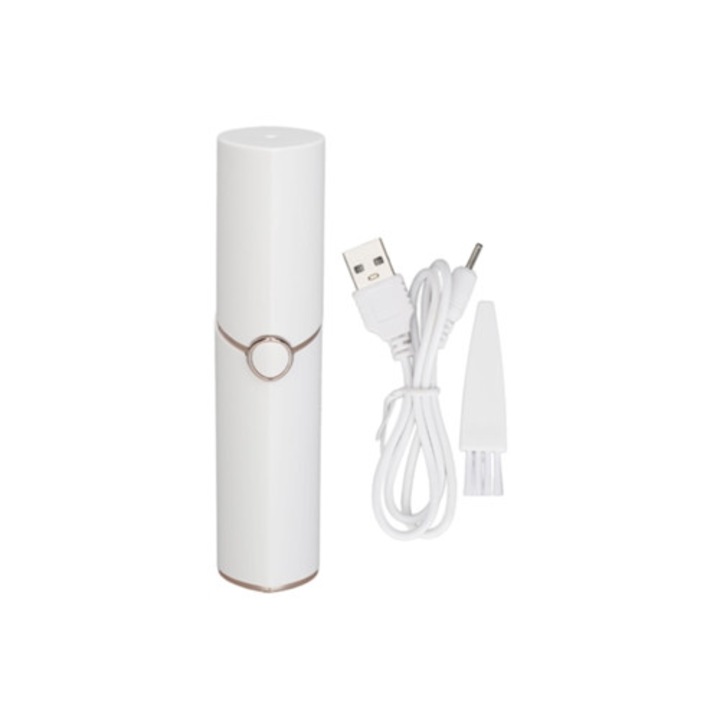 Epilator electric portabil pentru fata si corp, set