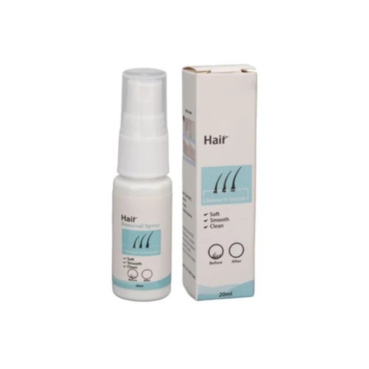 Spray depilare fara durere pentru zone sensibile, 20 ml