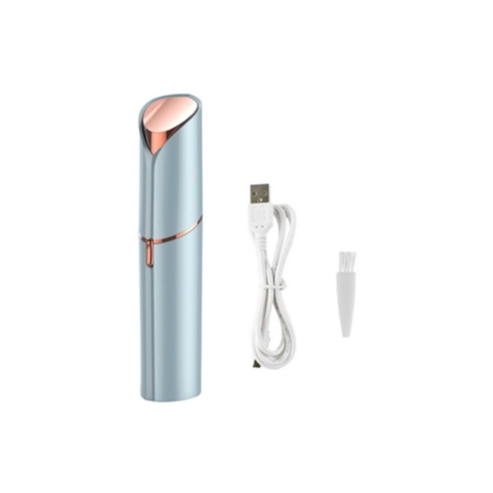 Epilator portabil in forma de ruj, incarcare USB, pentru femei