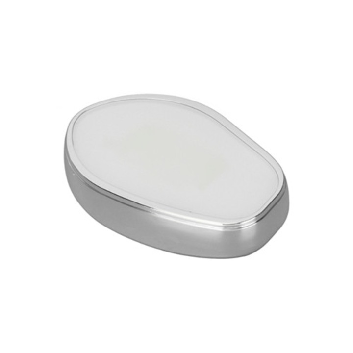 Aparat pentru indepartarea nedureroasa a parului, exfoliant, reutilizabil, argintiu