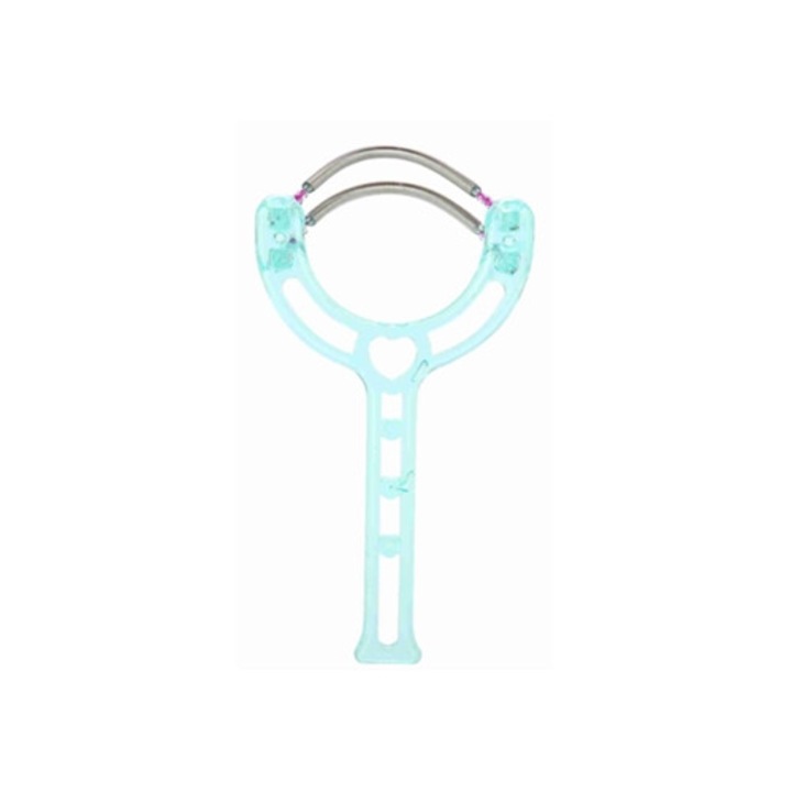 Epilator portabil verde pentru fata si buze