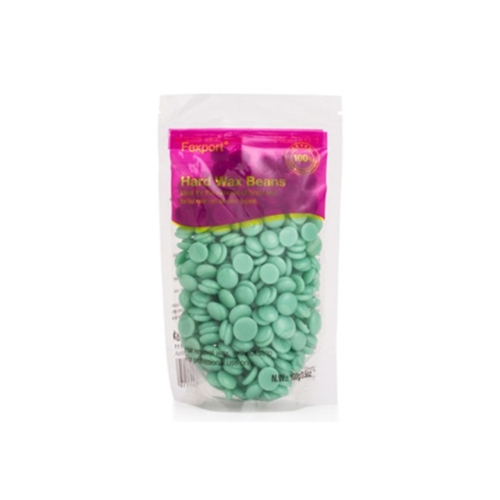 Ceara depilatoare, pentru frumusetea pielii, cu extract de plante, verde