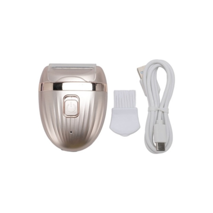 Epilator electric reincarcabil USB pentru femei, auriu