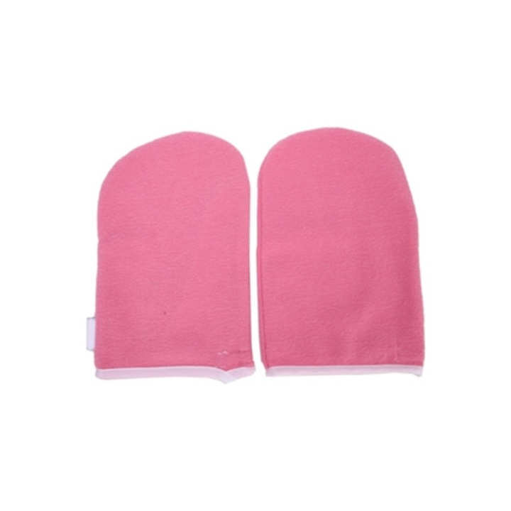 Manusi cu parafina pentru manichiura, hidratare, set 2, roz