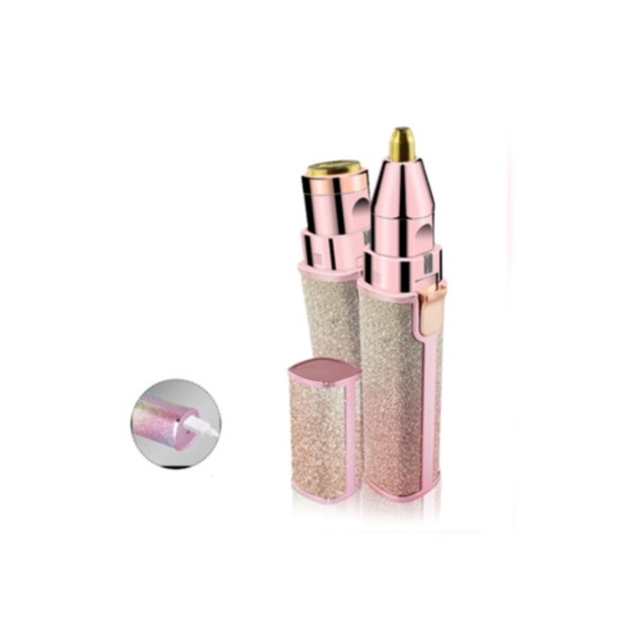 Epilator electric 2 in 1 pentru femei, incarcare USB