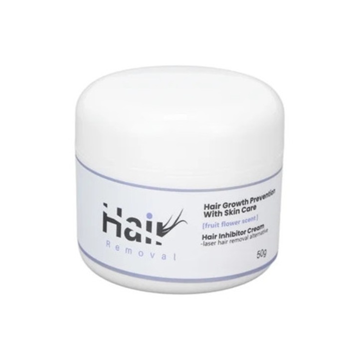 Szőrnövekedést gátló krém testre, arcra és érzékeny területekre, 50g