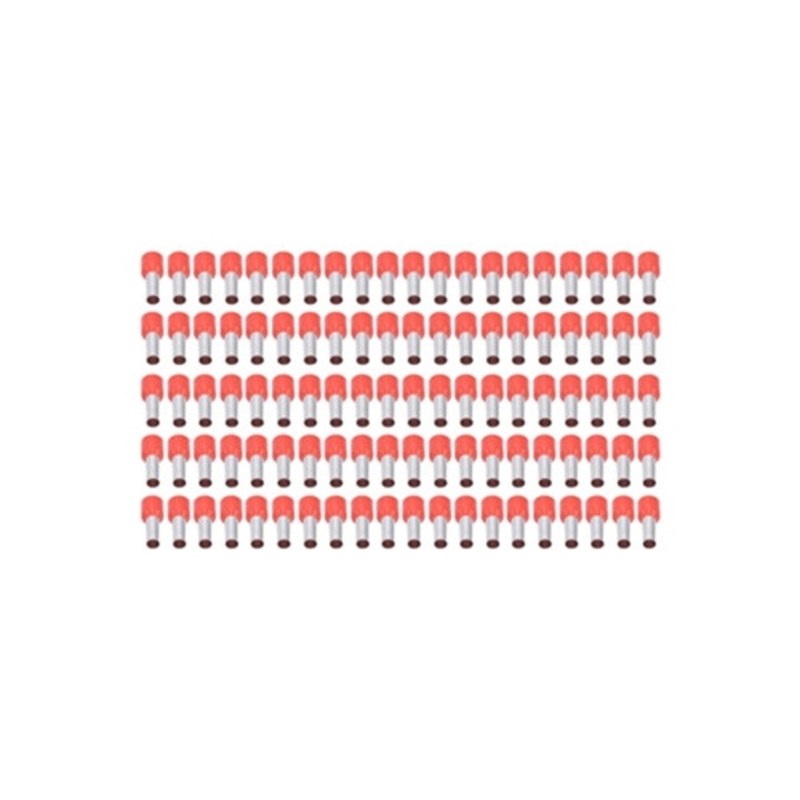 Conectori compresie rotunzi, izolati, din cupru, set 100 buc, pentru cablu electric 8 AWG E10 12