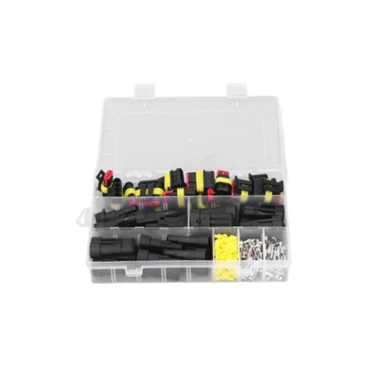 Set 254 Conectori Auto Impermeabili, cu Terminale